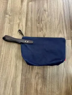 【新品】John Chapman キャンバス×レザー 紺