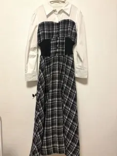 Honeys シャツワンピース/ビスチェ - メルカリ