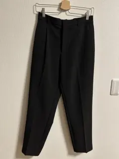 GU ストレッチテーパードパンツ ブラック L ✨週末セール✨