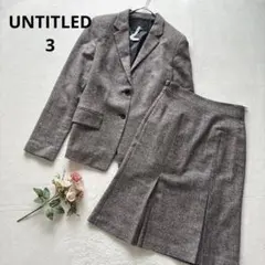 アンタイトル スカートスーツ セットアップ フォーマル オフィス セレモニー