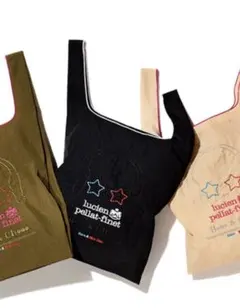 ルシアンペラフィネデザイン　ボールチェーン　エコバッグ　黒