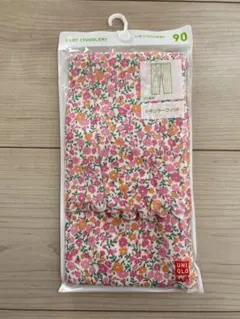 [新品・未使用] UNIQLO ユニクロ　花柄 10分丈　レギンス 90cm