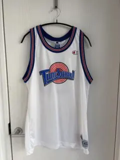 ☆チャンピオン☆テューンズスクワッド☆USA製☆ロゴプリント☆90s☆Lサイズ