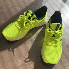 asics ランニングandトレーニングシューズ 蛍光イエロー