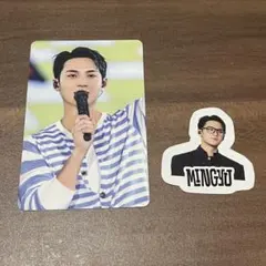 SEVENTEEN Holiday BluRay トレカ ステッカー ミンギュ