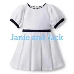 【極美品】Janie and Jack 上品 ワンピース ネイビーリボン 3Tのサムネイル
