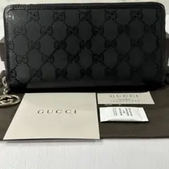 新品同様‼️ グッチ　GUCCI 財布　長財布　インプリメ　ラウンドファスナー