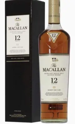 【マッカラン12年　2本セット】シェリーオークカスク&ダブルカスク 各1本