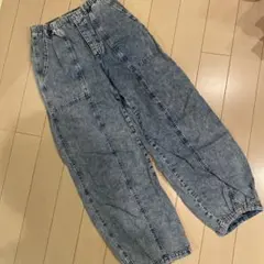 GU ケミカルライトブルー デニムパンツM