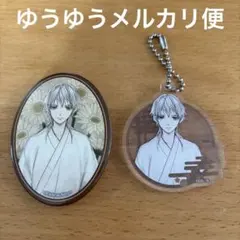 刀剣乱舞 鶴丸　華こよみ絵巻 缶バッジ アクリル　キーホルダー　キーチェーン