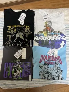 新品 GU ジョジョの奇妙な冒険 Tシャツ 4点セット 3部 4部 7部 XLのサムネイル
