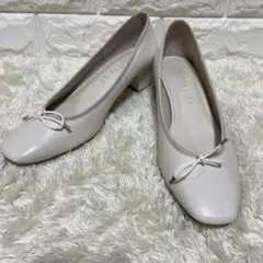 美品✨le talon ルタロン ホワイト パンプス