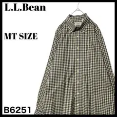 L.L.Bean エルエルビーン チェック柄 長袖 シャツ BDシャツ ベージュのサムネイル
