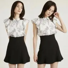 SNIDEL フレアーミニスカショーパン