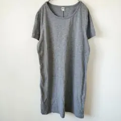 OLD NAVY オールドネイビー グレー カットソー チュニック L 半袖のサムネイル