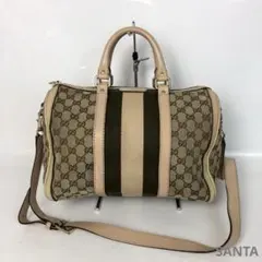 GUCCI グッチ ショルダーバッグ 2WAY シェリーライン GG キャンバス