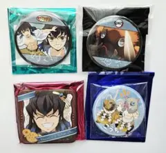 鬼滅の刃 嘴平伊之助 キメツ学園 togo高知 好き缶バッジ 4種セット