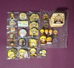 鬼滅の刃　我妻善逸　ストラップ　缶バッジ　アクリル　ミニフィギュア　まとめ売り