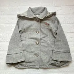 【未使用】 anyFAM フード付きラメ裏毛ジャケット 110cm