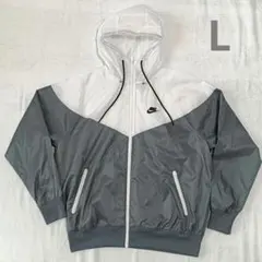 NIKE ナイキ ウィンドランナー フーディ ナイロンジャケット L ホワイト