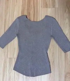 スナイデルsnidel バックデザインニットプルオーバー