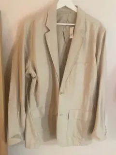 GAP ベージュ リネンジャケット XL