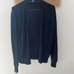 UNIQLO 黒 M カーディガン