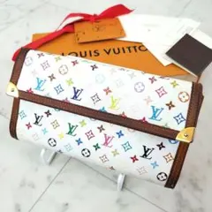 良品 ルイヴィトン マルチカラー 長財布 インターナショナル 村上隆 希少 レア