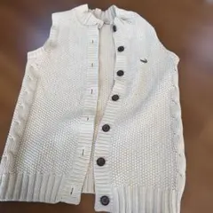 CROCODILE ニットベスト アイボリー M