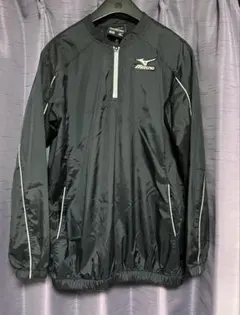 Mizuno ウィンドブレーカー 黒 160 裏地メッシュ
