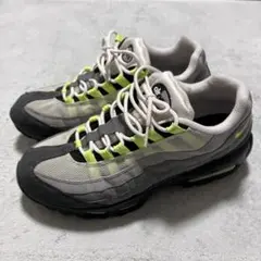 激安 ナイキ Nike Air Max 95 グレー/イエロー 27.5