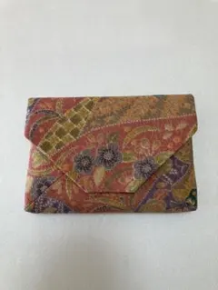 和装用バッグ 花柄 ボタン式