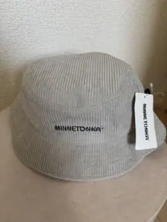 MINNETONKA コーデュロイ バケットハット グレー