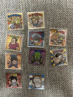 ドラゴンボールマン超　SHコレクターシール　10枚セット