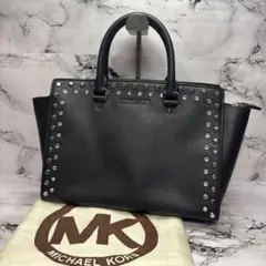 (美品)大人気、マイケルコース、トートバッグ、大容量、A-4可、サフィアーノ、黒