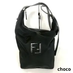 FENDI フェンディ ワンショルダーバッグ ナイロン ブラック 黒 レザーのサムネイル