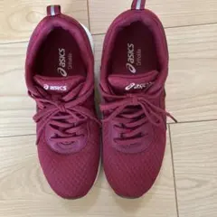 お値下げ　2回使用　アシックス　スニーカー 23.5cm