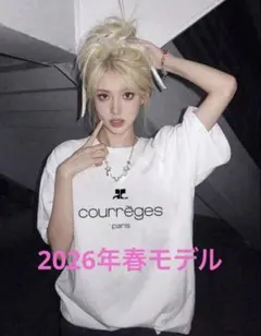 courrèges paris 2026年 半袖Ｔシャツ L ホワイトのサムネイル