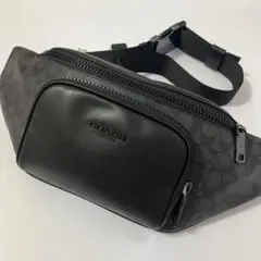極美品 COACH コーチ / シグネチャー レザー ボディ バッグ - メルカリ