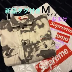 Supreme Denim Trucker Jacket ブリーチ Gジャン Ｍ