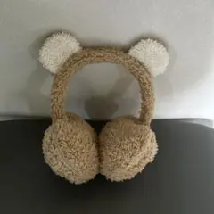 クマ耳　イヤーマフ　フリースボア