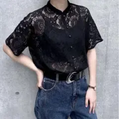 PAGEBOY レースバンドシャツ