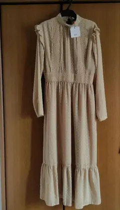 SLY ベージュ ロングワンピース