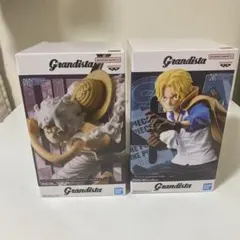 ワンピース Grandista ルフィ ギア5 サボ フィギュアセットのサムネイル