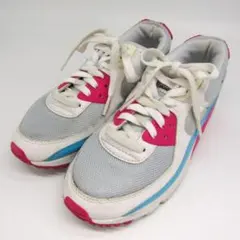 ナイキ NIKE エア マックス スニーカー グレー/ピンク/ブルー 24㎝
