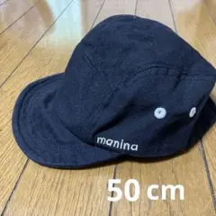 美品　manina キャップ ブラック　50センチのサムネイル