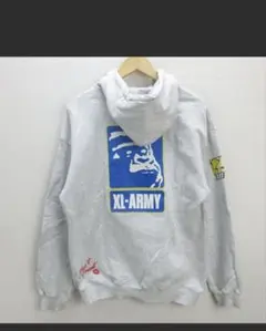 エクストララージ/XLARGE ヘビーオンス スウェットパーカ■霜降り【メンズM