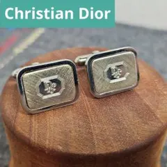希少 Dior クリスチャンディオール カフス コンビ ゴールド シルバー ロゴのサムネイル