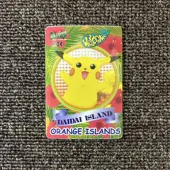 《当時物・美品》ポケモンシールダス◇オレンジアイランド♯04ピカチュウ