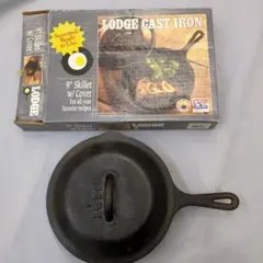 【ヴィンテージ箱付】LODGE（ロッジ） 9インチ スキレット ＆ 蓋付セットのサムネイル